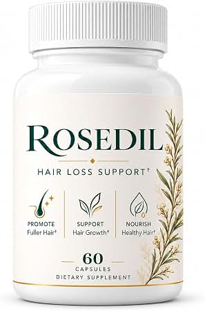 Rosedil Hair Loss Support capsules bottle